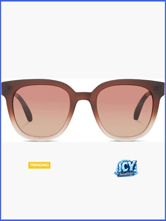 Women\'s Round Sunglasses - UV Protection - Lightweight Plastic Frame main image 4